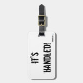 Het is afgehandeld! Scandal Bagage Label (Voorkant verticaal)