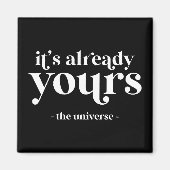 Het is al van u - het universum magneet (Voorkant)