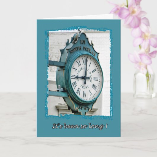 Het is al zo lang Kaart (Orchidee)