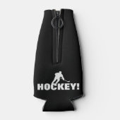 Het is All Fun & Games...Dan is het HOCKEY! Flesjeskoeler (Achterkant)