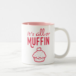 Het is All of Muffin Funny Mug Tweekleurige Koffiemok