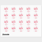 Het is All of Muffin Funny Sticker (Vel)