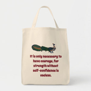 Het is alleen nodig om moed te hebben - vertrouwen tote bag