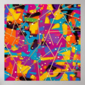 Het is allemaal Abstract verbonden Poster (Voorkant)