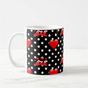 Het is allemaal een liefde voor Cute Heart en een Koffiemok