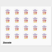 Het is allemaal Fun en Games totdat iemand u belt Ronde Sticker (Vel)