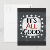 Het is allemaal goed Briefkaart (Voorkant / Achterkant)