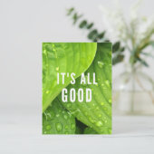 Het is allemaal goed. briefkaart (Staand voorkant)