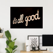 "HET IS ALLEMAAL GOED" SIGN POSTER (Thuiskantoor)