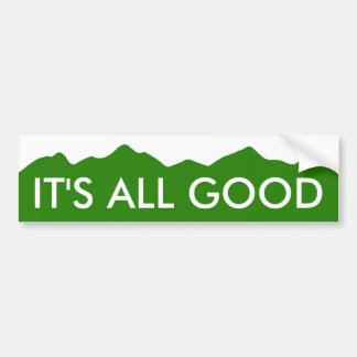 Het is allemaal Goede Colorado Bumpersticker