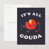 Het is allemaal Gouda Briefkaart (Voorkant / Achterkant)