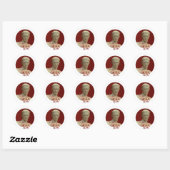 Het is allemaal Grieks voor mij Ronde Sticker (Vel)