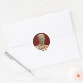 Het is allemaal Grieks voor mij Ronde Sticker (Envelop)