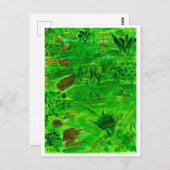 Het is allemaal groen briefkaart (Voorkant / Achterkant)