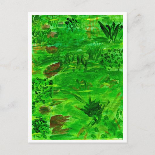 Het is allemaal groen briefkaart (Voorkant)