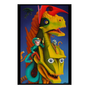 Het is allemaal hagedissentaal perfect poster