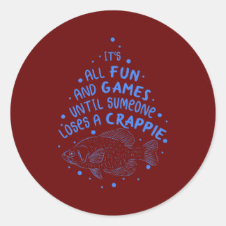 Het is allemaal leuk en games tot iemand een verli ronde sticker