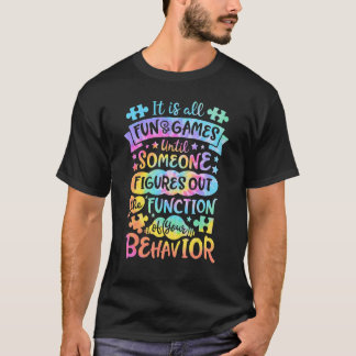 Het is allemaal leuk en games tot SPED leraar spec T-shirt
