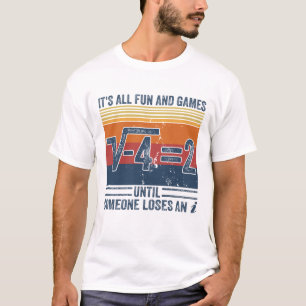 Het is allemaal leuk en games totdat iemand een i  t-shirt