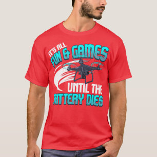 Het is allemaal leuk en spel totdat de batterij st t-shirt