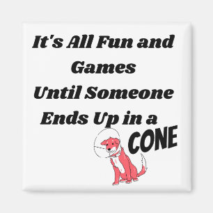 Het is allemaal leuk en spel totdat iemand.. kegel magneet