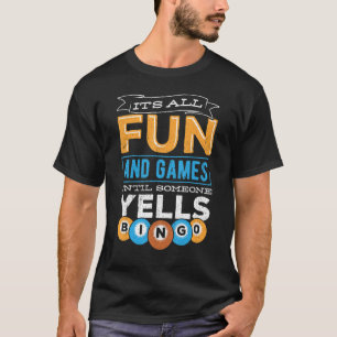 Het is allemaal leuk en spelletjes totdat iemand b t-shirt