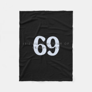 Het is allemaal perspectief 4 fleece deken