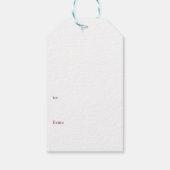 Het is allemaal plezier & games ondeugende lijst K Cadeaulabel (Achterkant)