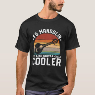 Het is als gitaar Mandoline Speler Muzikant Muziek T-shirt