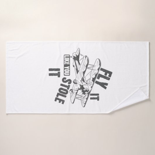 Het is alsof je hem stopt. badhanddoek (Badhanddoek)