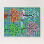 Het is altijd Pickleball Sason - Vier seizoensbome Legpuzzel (Horizontaal)