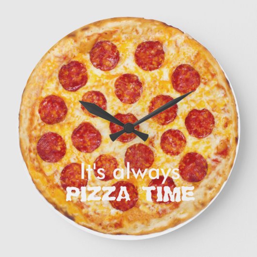 Het is altijd PIZZA TIME Grote Klok (Voorkant)