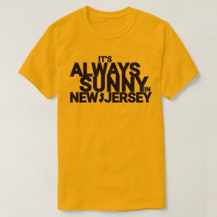 HET IS ALTIJD ZONNIG IN NEW JERSEY T-SHIRT