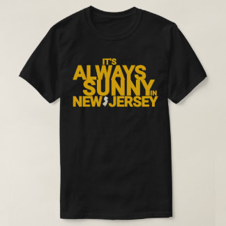 HET IS ALTIJD ZONNIG IN NEW JERSEY T-SHIRT