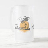 Het is altijd zonnig in Wrexham Matglas Bierpul (Voorkant links)