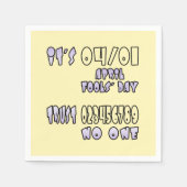 Het is April Fools' Day Servet (Voorkant)