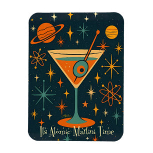 Het is Atomic Martini Tijd Kosmische Sterren Magneet
