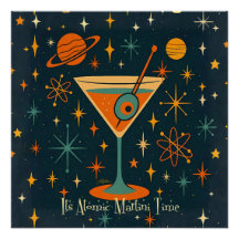 Het is Atomic Martini Tijd Kosmische Sterren