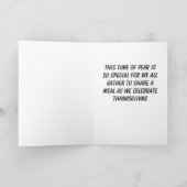 **HET IS AUTUMN EN TIJD OM THANKSGIVING TE CELEBRA KAART (Binnen)