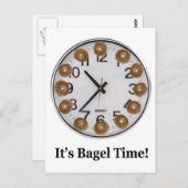 Het is Bagel Time. Briefkaart (Voorkant / Achterkant)