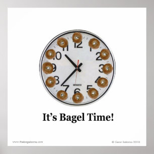 Het is Bagel Time. Poster