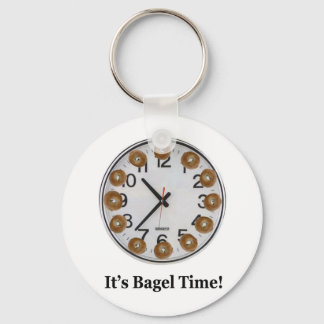 Het is Bagel Time. Sleutelhanger