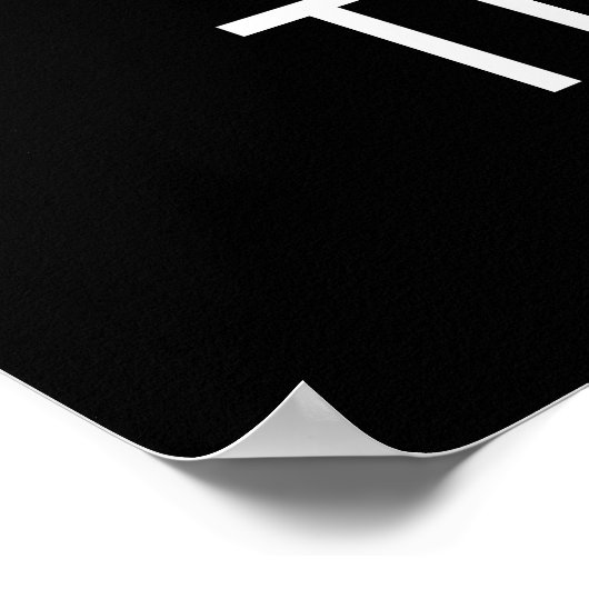 Het is bedoeld voor Hurt Poster (Hoek)