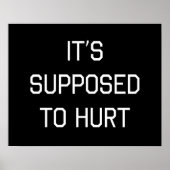 Het is bedoeld voor Hurt Poster (Voorkant)