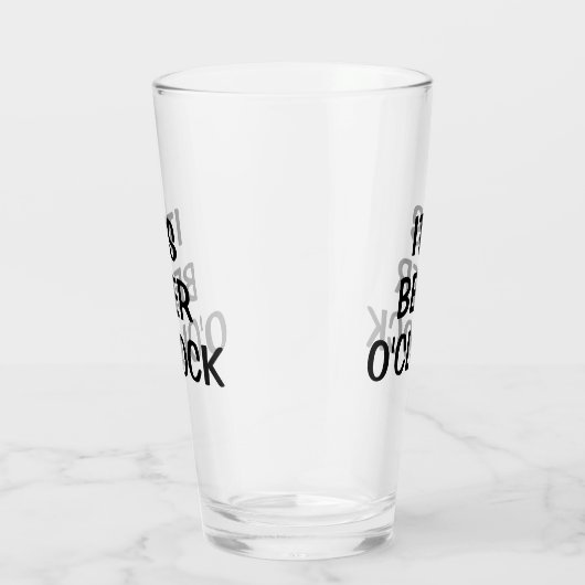 Het is Beer O-klok Glas (Rechts)