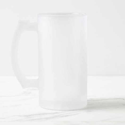 Het is Beer O'Clock ergens waar Funny  Monogram Matglas Bierpul (Links)