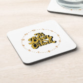 Het is Beer O'Clock op een Bier Onderzetter (Linkerzijde)