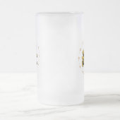 Het is Beer O'Clock op een Clock Face op een Matglas Bierpul (Center)