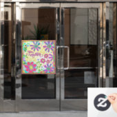 Het is belangrijk dat u het venster "inspiratie" d raamsticker (Kantoordeur)