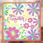 Het is belangrijk dat u het venster "inspiratie" d raamsticker (Vel 2)